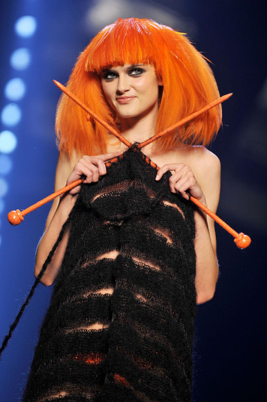 Образ Jean Paul Gaultier с юбилейного показа Sonia Rykiel