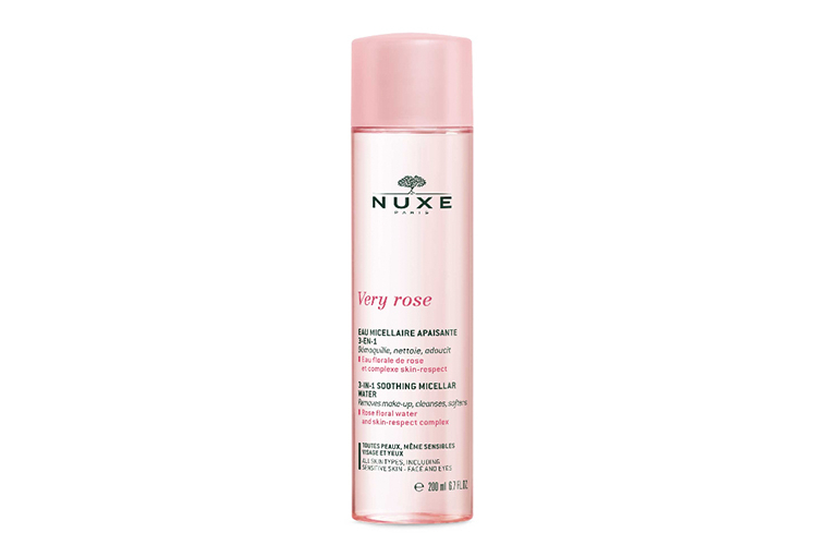 Смягчающая мицеллярная вода для лица и глаз 3 в 1 Very Rose, Nuxe