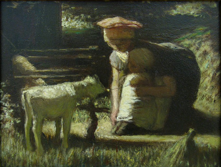 Маттейс Марис. «Знакомство», 1865-1866