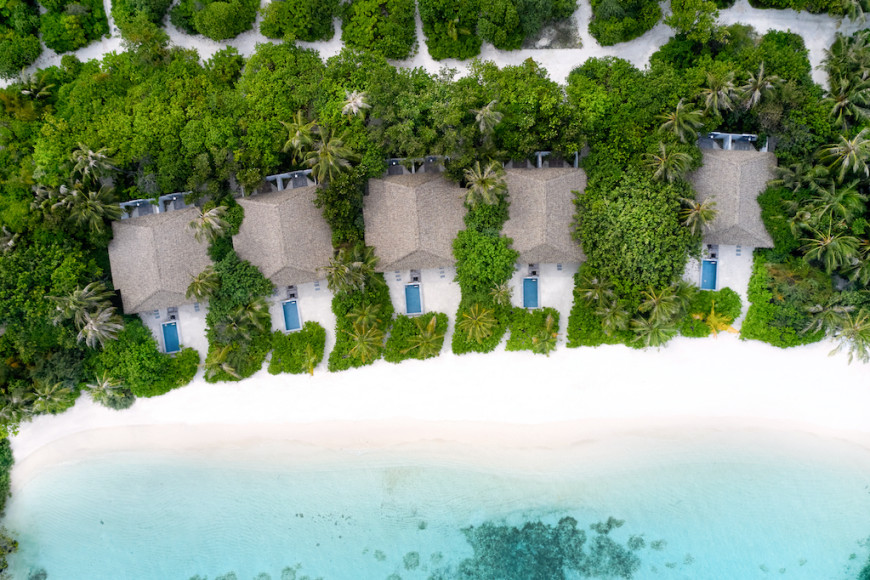 Бунгало с бассейном в Le Méridien Maldives Resort & Spa