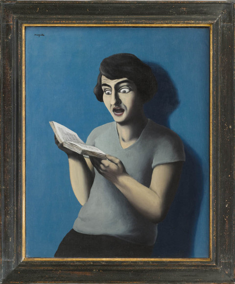 Рене Магритт. «Покорный читатель», 1928