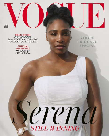 Серена Уильямс на обложке британского Vogue, ноябрь 2020