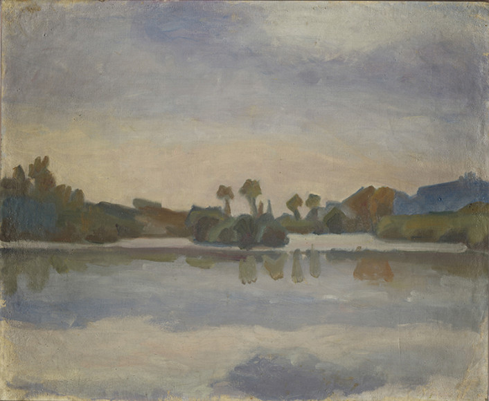 Ivan Aguéli, Motiv från Touraine Frankrike, 1913