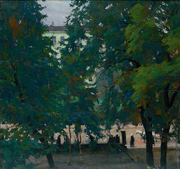 Георгий Верейский. «В городе», 1922