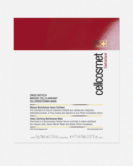 Биотехнологическая корректирующая тон кожи клеточная маска Swiss Biotech Cellbrightening Mask, Cellcosmet