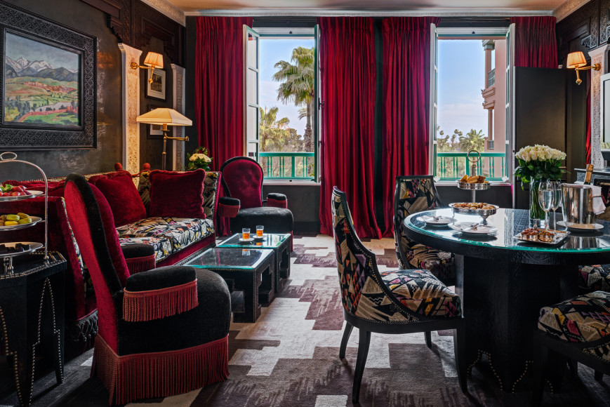 Suite Churchill в отеле La Mamounia в Марракеше