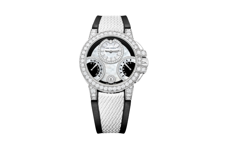 Часы Ocean Biretrograde Black & White Automatic 36mm, Harry Winston