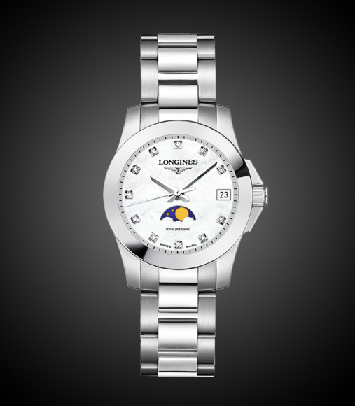 Conquest Moonphase, Longines, 75 600 руб.