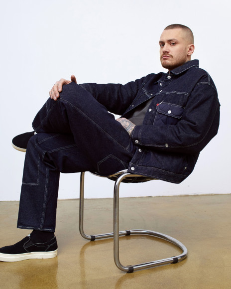 Павел Косов в рекламной кампании Levi's Red
