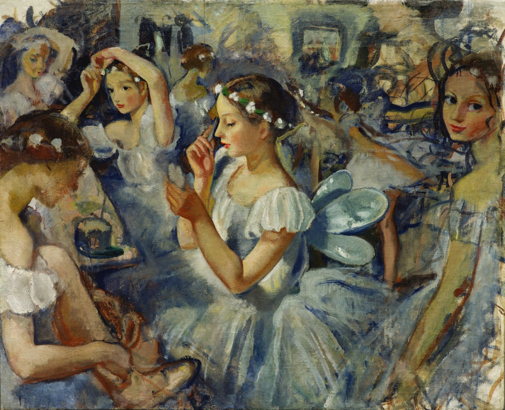 Зинаида Серебрякова. «Девочки-сильфиды» (Балет «Шопениана»), 1924