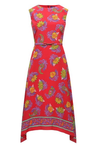 Шелковое платье Ralph Lauren, 255 000 руб. (ЦУМ)
