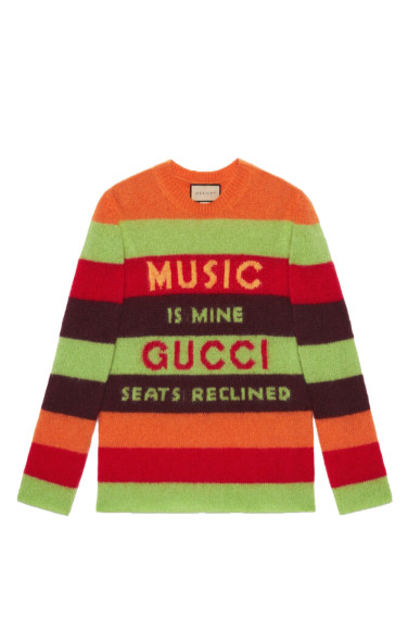 Мужской свитер Gucci, 90 000 руб. (поп-ап Gucci в «Художественном»)