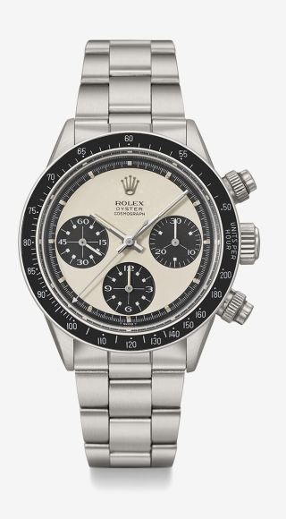Часы Ref 6263 Paul Newman, Rolex. Эстимейт 300–500 тысяч швейцарских франков, проданы за 420,5 тысячи швейцарских франков
