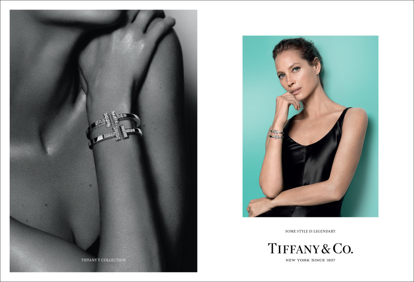 Актриса Кристи Тарлингтон в новой рекламной кампании Tiffany & Co.
