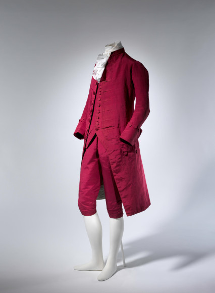Костюм, предположительно из Великобритании, 1770-80