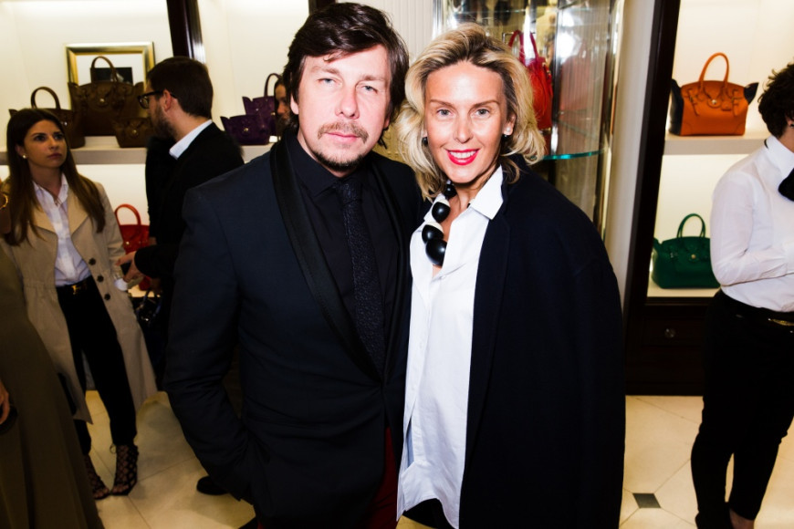 Андрей Фомин (основатель event-агентства Andrey Fomin Production) и Татьяна Рогаченко (владелец салонов Jean Louis David)