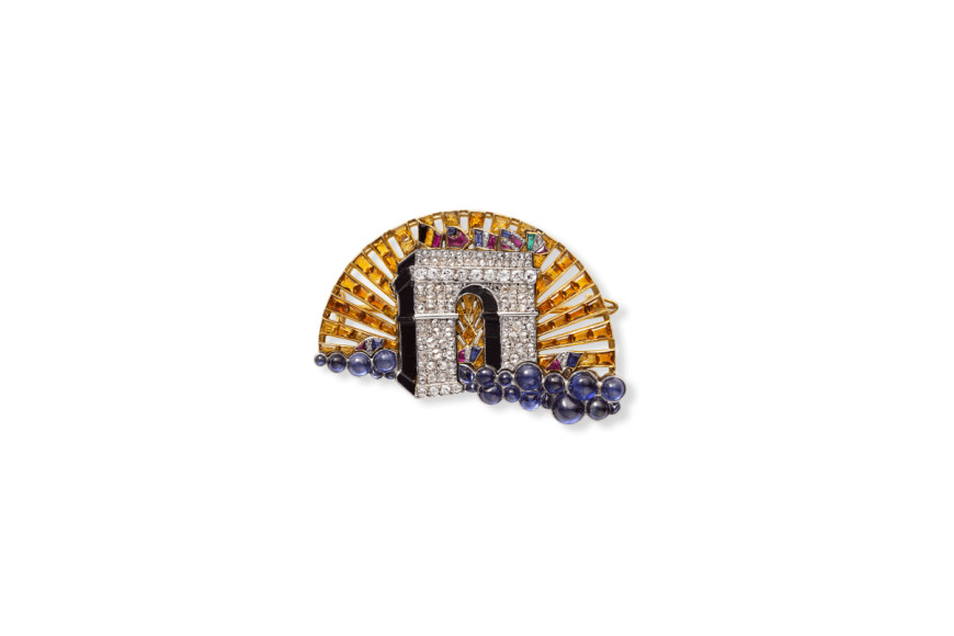 Брошь "Триумфальная арка", Cartier, Париж, 1919