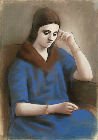 Пабло Пикассо. Задумчивая Ольга, Париж, 1923
Национальный музей Пикассо, Париж
