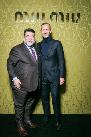 Михаил Куснирович и Stefano Cantino (Prada Group)