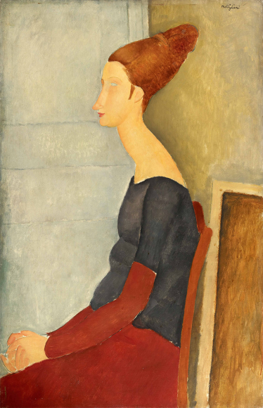 Амедео Модильяни. «Портрет Жанны Эбютерн», 1918