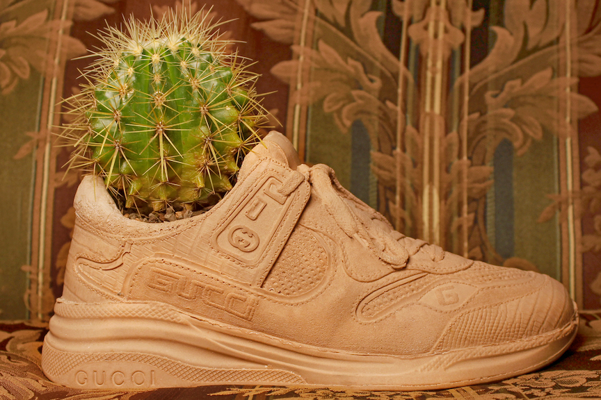 Кроссовки, созданные в приложении Gucci Sneaker Garage
