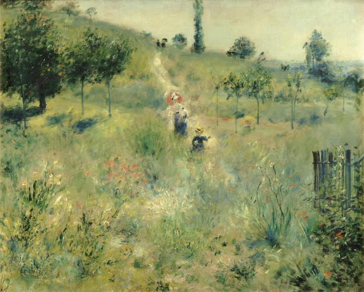 Auguste Renoir, Path Leading through Tall Grass, 1876/77