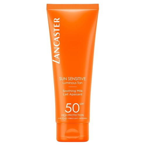 Нежное молочко для тела для чувствительной кожи SPF50, Sun Sensetive, Lancaster