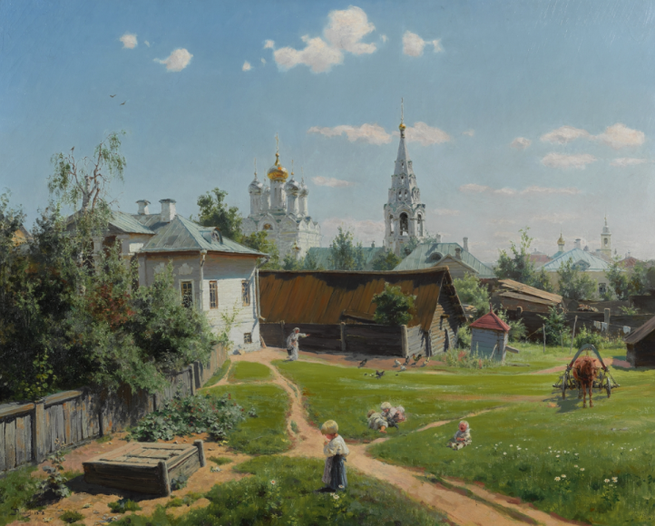 Василий Поленов, «Московский дворик». 1878 год