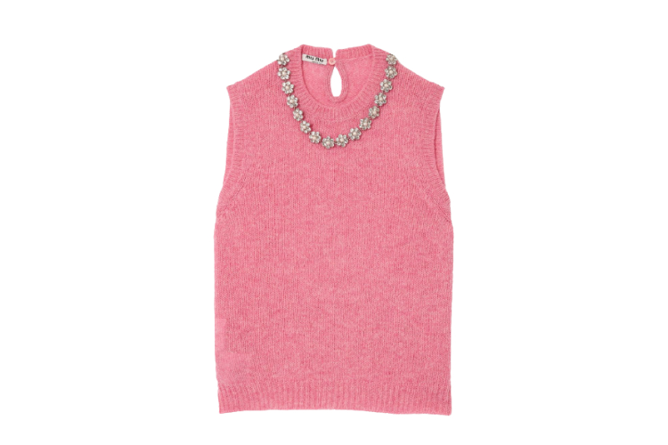 Женский жилет Miu Miu, 73 000 руб. (Miu Miu)