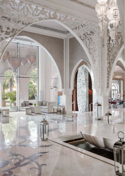 Лобби отеля One&Only The Palm (Дубай)