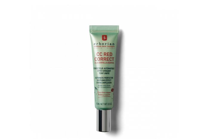 Корректирующий крем для лица CC RED CORRECT, Erborian, от 2190 руб. (erborian.ru)