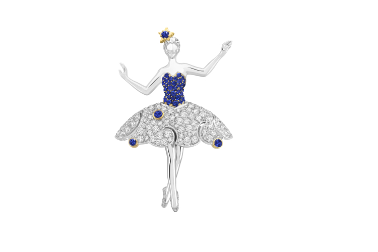 Брошь-балерина Téthys, Van Cleef & Arpels