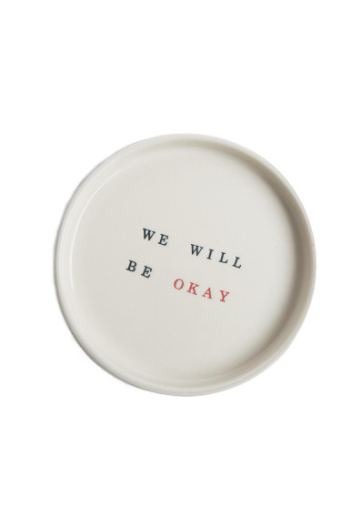 Tарелка «We will be okay», Moroz Ceramics, 2100 pуб. (Trend Island)