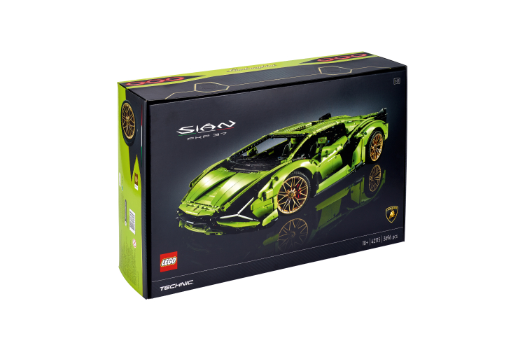Набор Lego с автомобилем Lamborghini Sian FKP 37