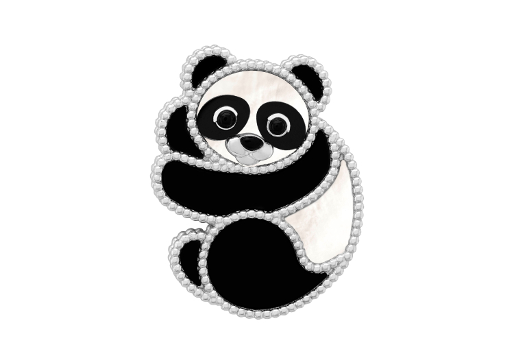 Брошь Panda Lucky Animals, Van Cleef & Arpels