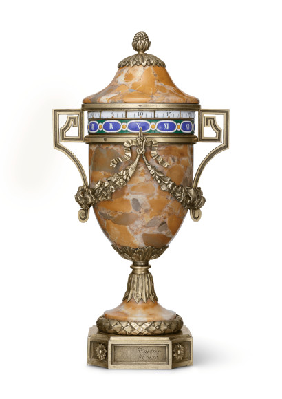 Настольные часы в виде вазы, Cartier, Париж, 1904