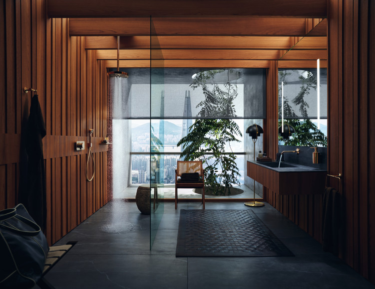 Ванная комната «Сеул», проект AXOR Compact Luxury, дизайн Barber Osgerby