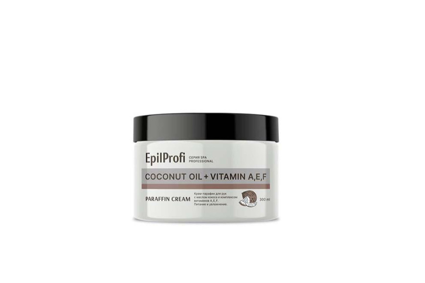 Крем-парафин для рук «Coconut Oil+Vitamin A, E, F», EpilProfi, 599 руб. (Wildberries)