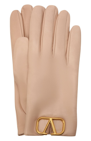 Кожаные перчатки Valentino, 35 450 руб.