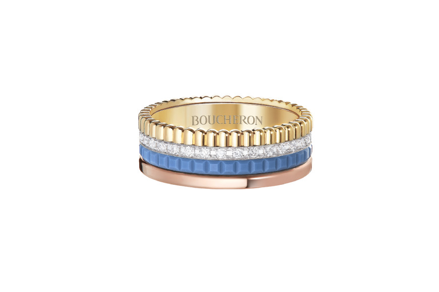 Кольцо Quatre Blue Edition, Boucheron