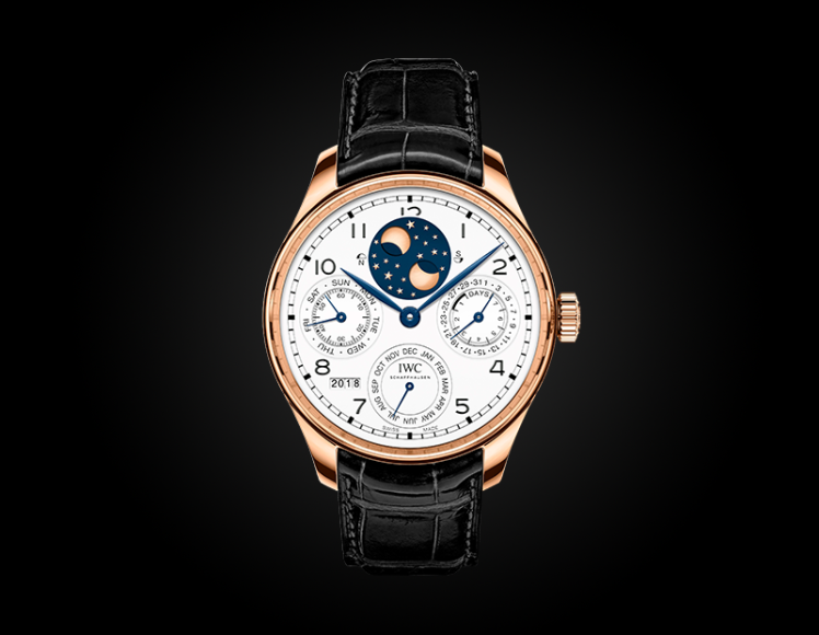 Portugieser Perpetual Calendar Edition «150 Years», IWC, розовое золото, лимитированная серия — ₽ 2 730 000