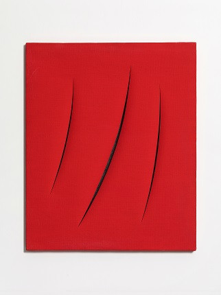 Лучо Фонтана, «Пространственный концепт. Ожидание», 1961