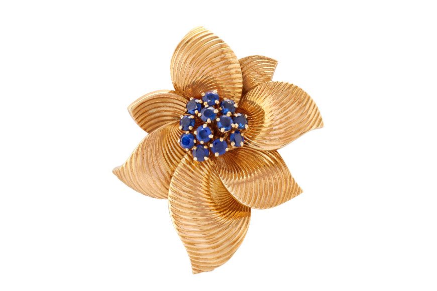 Брошь Flower, Van Cleef & Arpels, 1961