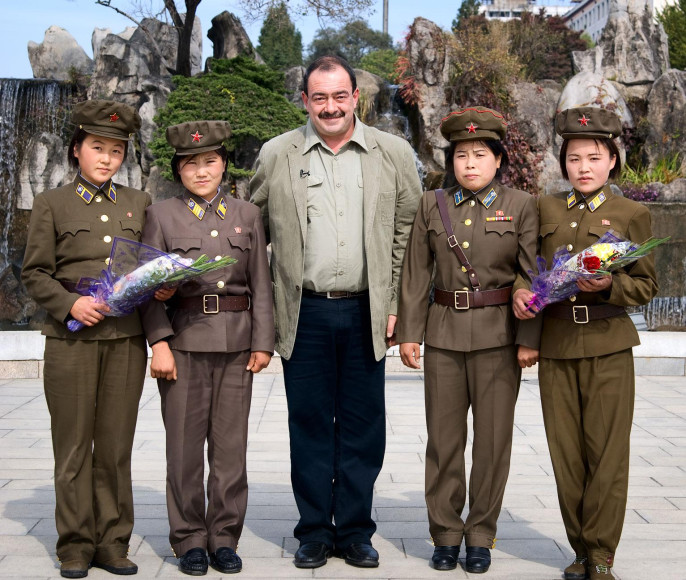 Михаил Кожухов в Северной Корее