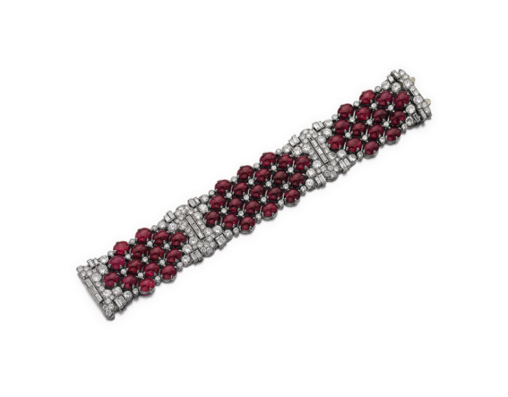 Браслет из рубинов и бриллиантов Bulgari