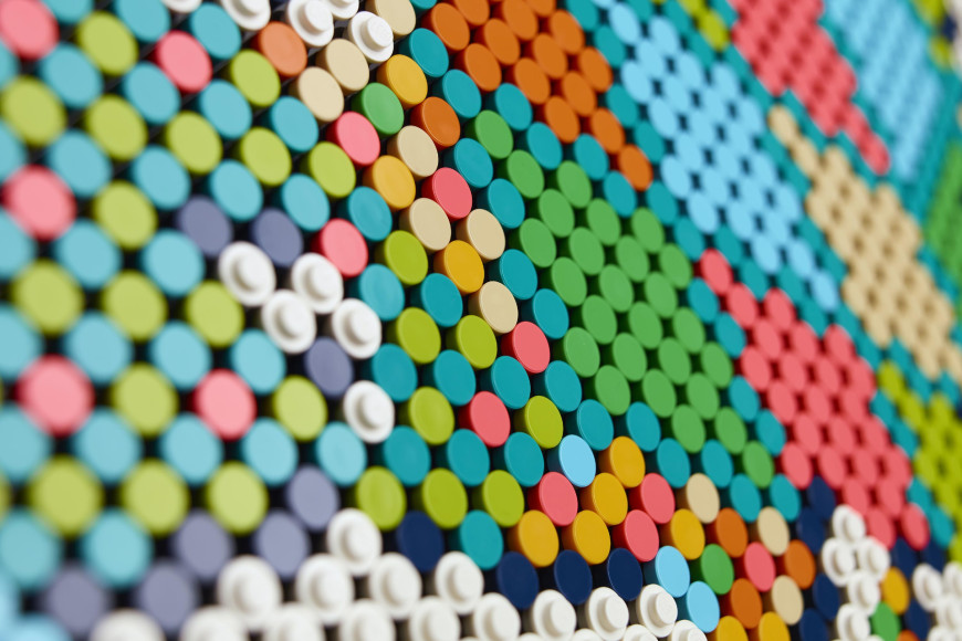 Набор Lego с картой мира