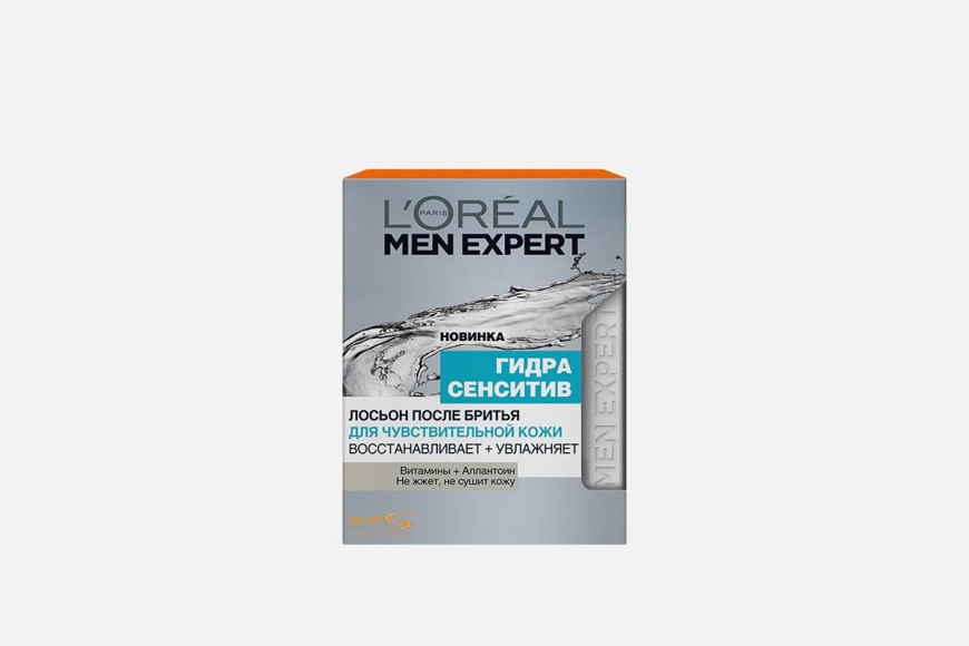 Лосьон после бритья для чувствительной кожи Men expert hydra sensitive, L'Oreal Paris, 862 руб. («Золотое яблоко»)
