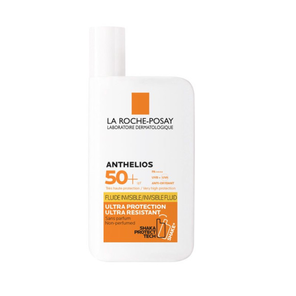 Солнцезащитный невидимый флюид для лица и кожи вокруг глаз SPF 50+, La Roche Posay