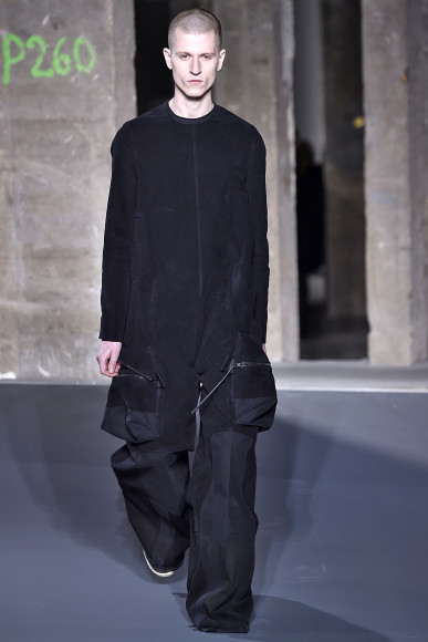 Rick Owens. Парижская неделя моды, мужской показ, осень-зима 2016/2017.