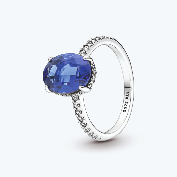 Кольцо Sparkling Statement Halo, Pandora